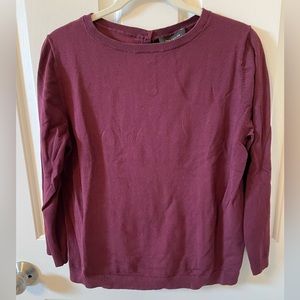 Ann Taylor Burgundy Sweater